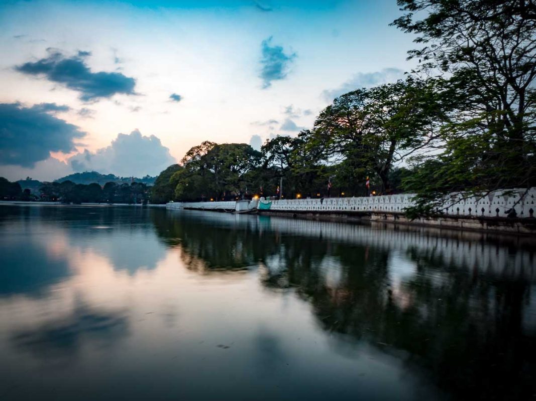 Tristan Balme kandy lake at sunrise and sunset