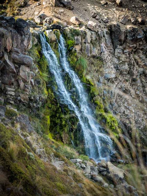 Tristan Balme Oturere fall waterfall near oturere hut