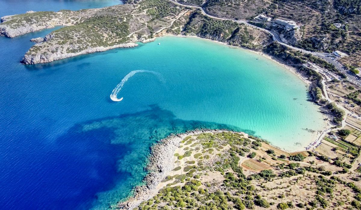 Tristan Balme Vouisma Beach in crete