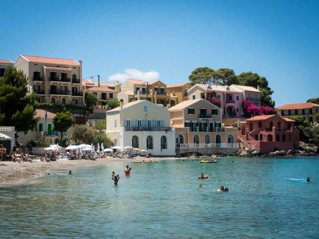 Tristan Balme the best beach in assos kefalonia