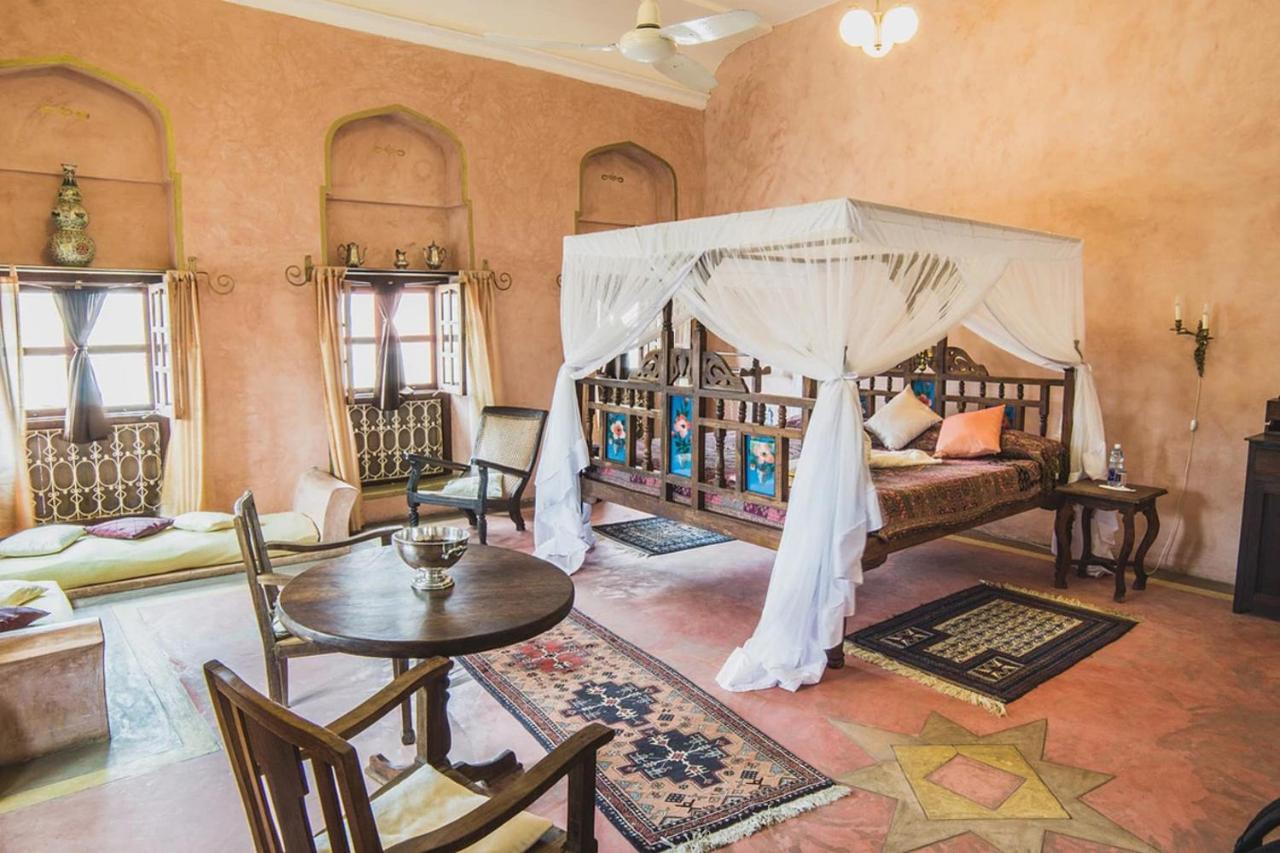 Historic interior of Zanzibar Coffee House in Stone Town