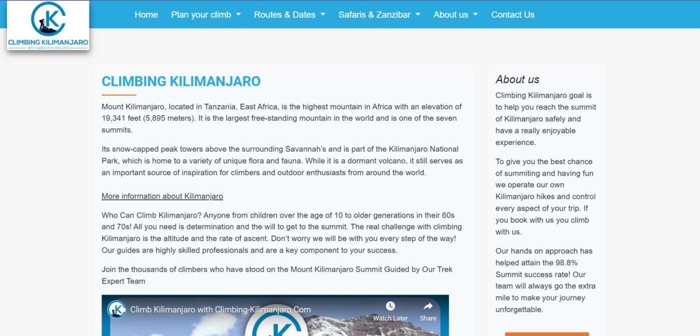 Climbing Kilimanjaro