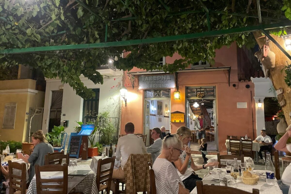 Tristan Balme Kefalonia Platanos Taverna