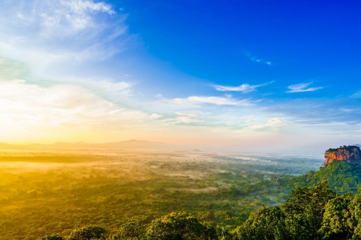 Tristan Balme Sri Lanka Sunset Over Sigariya