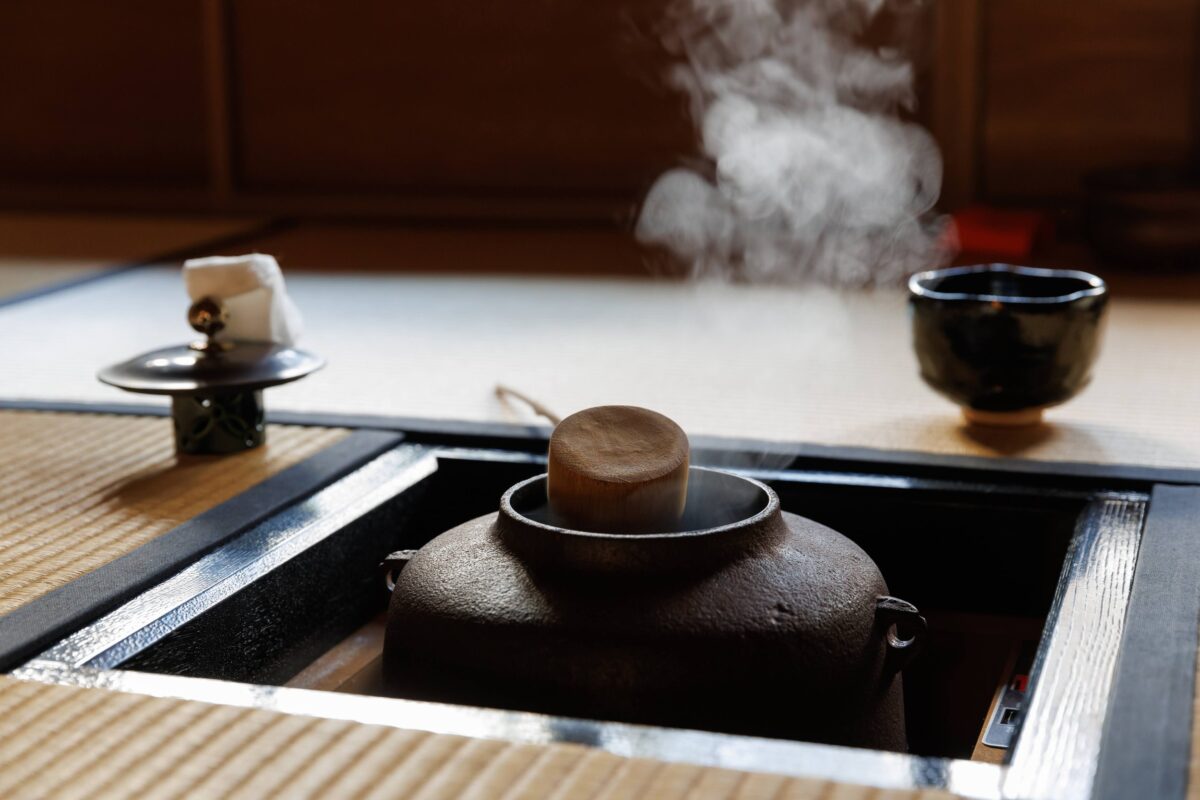 Camellia flower tea house