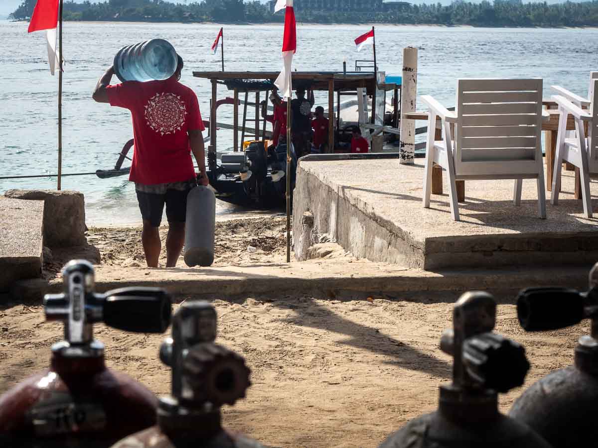 Tristan Balme Travel diving in gili air lombok